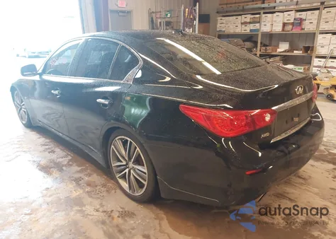 2015 Infiniti Q50 Sport z USA, uszkodzony, nr VIN JN1BV7AR4FM396132